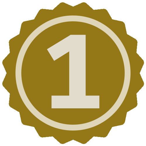 Image of a 1st place badge